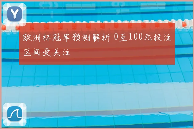 欧洲杯冠军预测解析 0至100元投注区间受关注